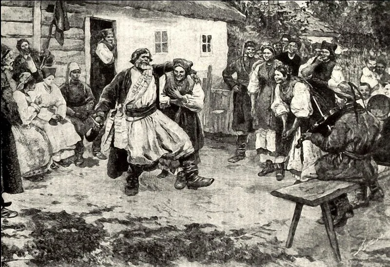 Микола Пимоненко. Весільна сцена. 1897