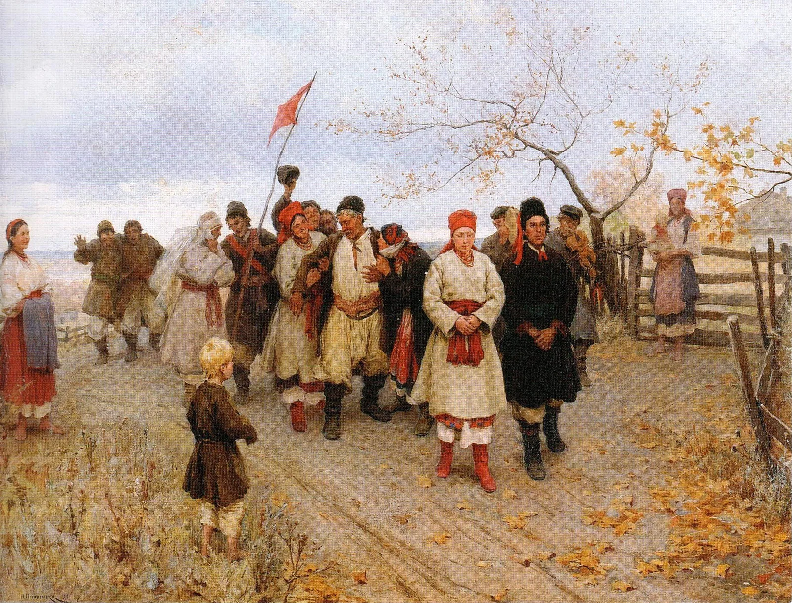 Микола Пимоненко. Весілля в Київській губернії. 1891