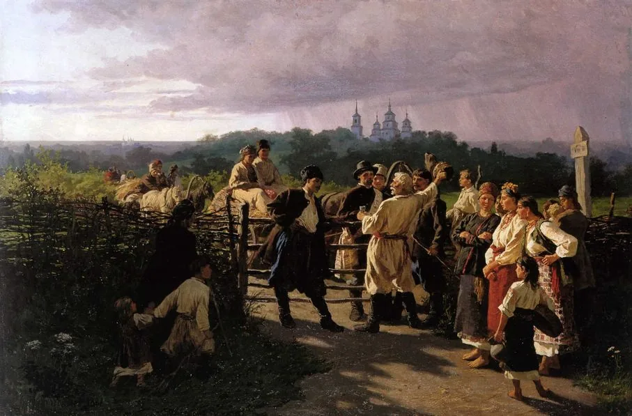 Костянтин Трутовський. Весільний викуп. 1881